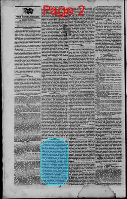 Page thumbnail for The Alexandrian: A Commercial, Agricultural And Literary Journal