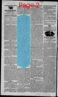 Page thumbnail for The Alexandrian: A Commercial, Agricultural And Literary Journal