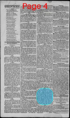 Page thumbnail for The Alexandrian: A Commercial, Agricultural And Literary Journal