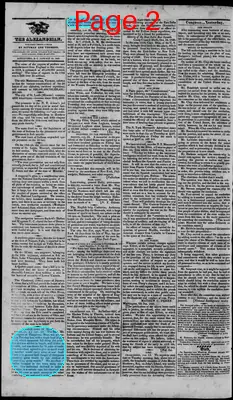 Page thumbnail for The Alexandrian: A Commercial, Agricultural And Literary Journal