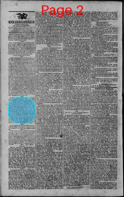 Page thumbnail for The Alexandrian: A Commercial, Agricultural And Literary Journal