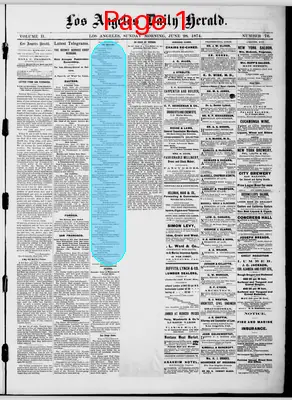Page thumbnail for Los Angeles Daily Herald