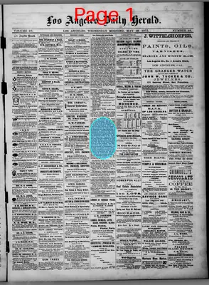 Page thumbnail for Los Angeles Daily Herald