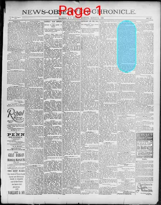 Page thumbnail for News Observer Chronicle