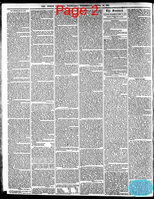 Page thumbnail for Weekly North Carolina Standard