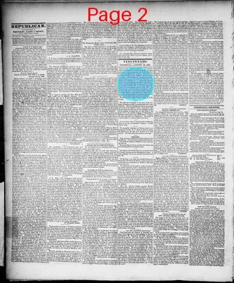 Page thumbnail for The Daily Cincinnati Republican, And Commercial Register