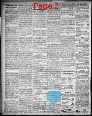 Page thumbnail for The Daily Cincinnati Republican, And Commercial Register