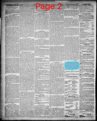 Page thumbnail for The Daily Cincinnati Republican, And Commercial Register