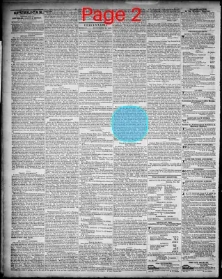 Page thumbnail for The Daily Cincinnati Republican, And Commercial Register