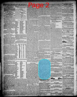 Page thumbnail for The Daily Cincinnati Republican, And Commercial Register