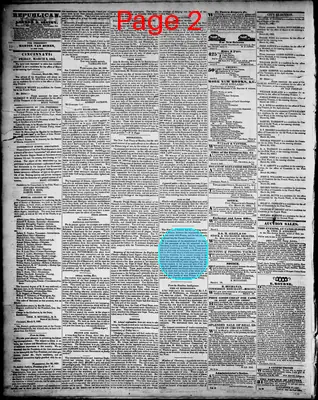 Page thumbnail for The Daily Cincinnati Republican, And Commercial Register
