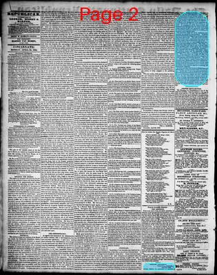 Page thumbnail for The Daily Cincinnati Republican, And Commercial Register