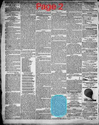 Page thumbnail for The Daily Cincinnati Republican, And Commercial Register