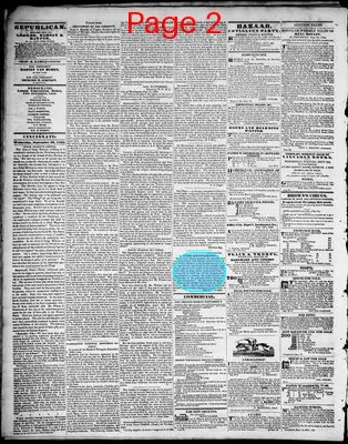 Page thumbnail for The Daily Cincinnati Republican, And Commercial Register