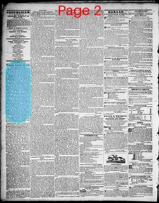 Page thumbnail for The Daily Cincinnati Republican, And Commercial Register