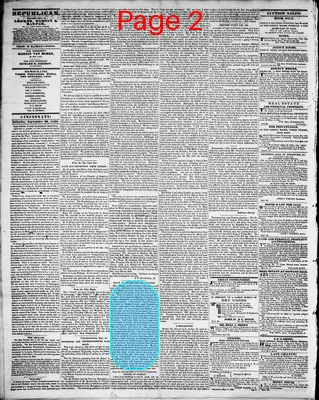 Page thumbnail for The Daily Cincinnati Republican, And Commercial Register