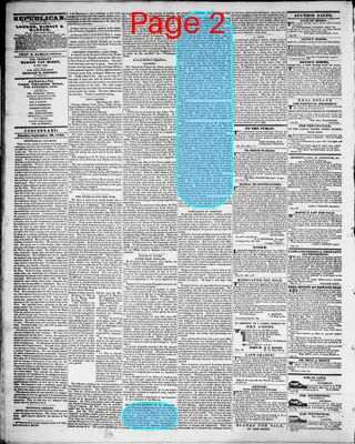 Page thumbnail for The Daily Cincinnati Republican, And Commercial Register