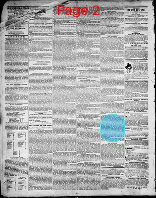 Page thumbnail for The Daily Cincinnati Republican, And Commercial Register