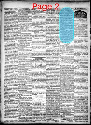 Page thumbnail for The Daily Cincinnati Republican, And Commercial Register