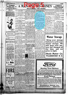 Page thumbnail for The Washburn Leader