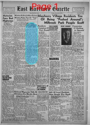 Page thumbnail for The East Hartford Gazette