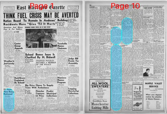Page thumbnail for The East Hartford Gazette