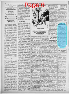Page thumbnail for The East Hartford Gazette