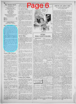 Page thumbnail for The East Hartford Gazette