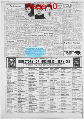 Page thumbnail for The East Hartford Gazette