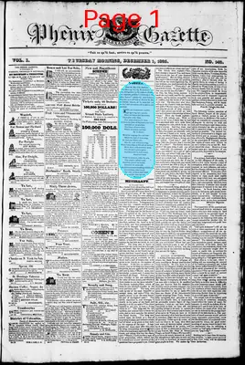 Page thumbnail for Phenix Gazette