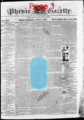 Page thumbnail for Phenix Gazette