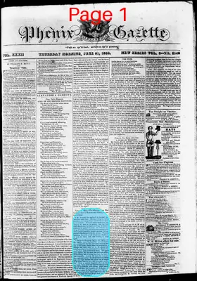 Page thumbnail for Phenix Gazette