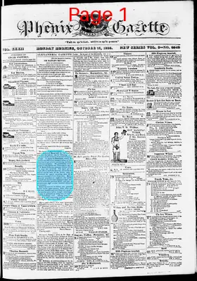Page thumbnail for Phenix Gazette
