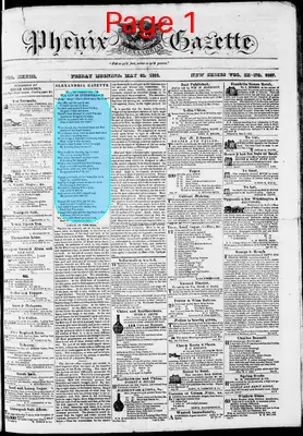 Page thumbnail for Phenix Gazette