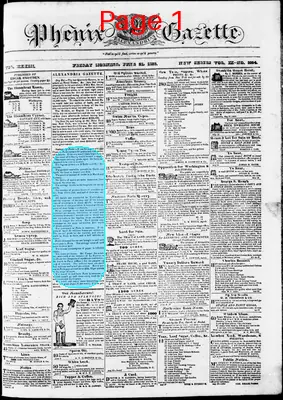 Page thumbnail for Phenix Gazette