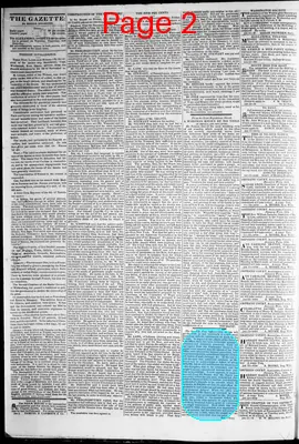 Page thumbnail for Alexandria Gazette