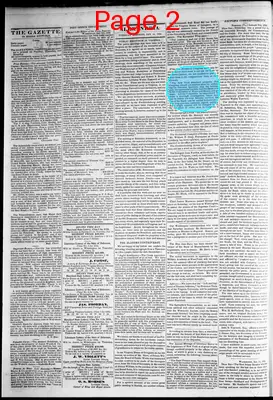 Page thumbnail for Alexandria Gazette