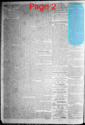 Page thumbnail for Alexandria Gazette