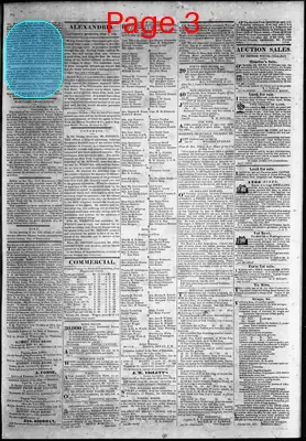 Page thumbnail for Alexandria Gazette