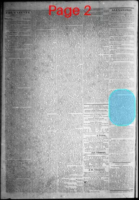 Page thumbnail for Alexandria Gazette