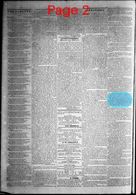 Page thumbnail for Alexandria Gazette