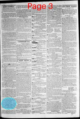 Page thumbnail for Alexandria Gazette