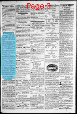 Page thumbnail for Alexandria Gazette