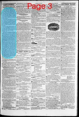 Page thumbnail for Alexandria Gazette