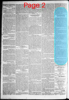 Page thumbnail for Alexandria Gazette