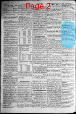 Page thumbnail for Alexandria Gazette