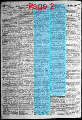Page thumbnail for Alexandria Gazette