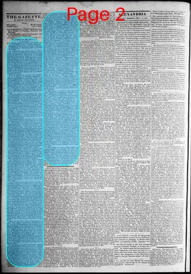 Page thumbnail for Alexandria Gazette