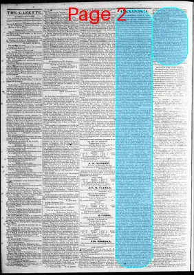 Page thumbnail for Alexandria Gazette