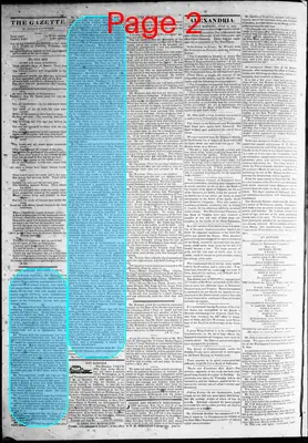 Page thumbnail for Alexandria Gazette